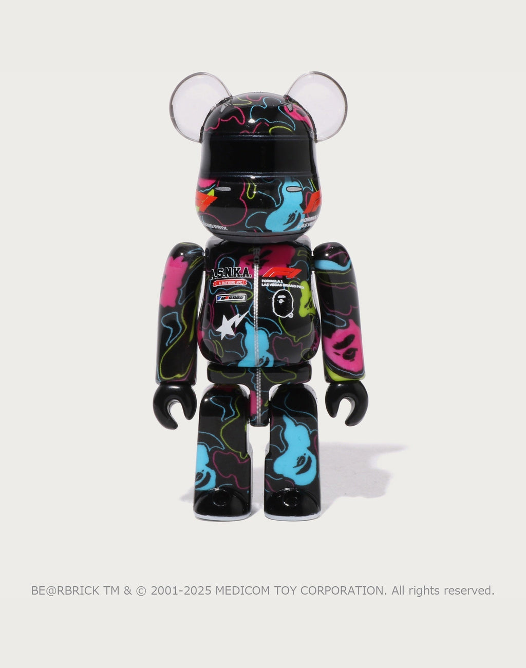 BAPE X F1 LAS VEGAS BE@RBRICK 100%&400%