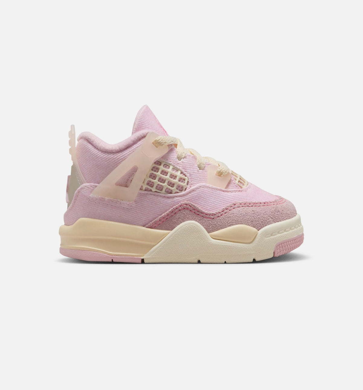 Air Jordan 4 Retro Pink Pearl and Iced Carmine – Infant/Toddler Lifestyle Shoe in Iced Carmine/Coconut Milk/Anthracite/Muslin/Pinksicle