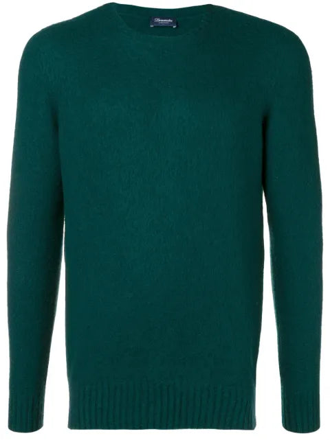 Drumohr crew neck brushed sweater