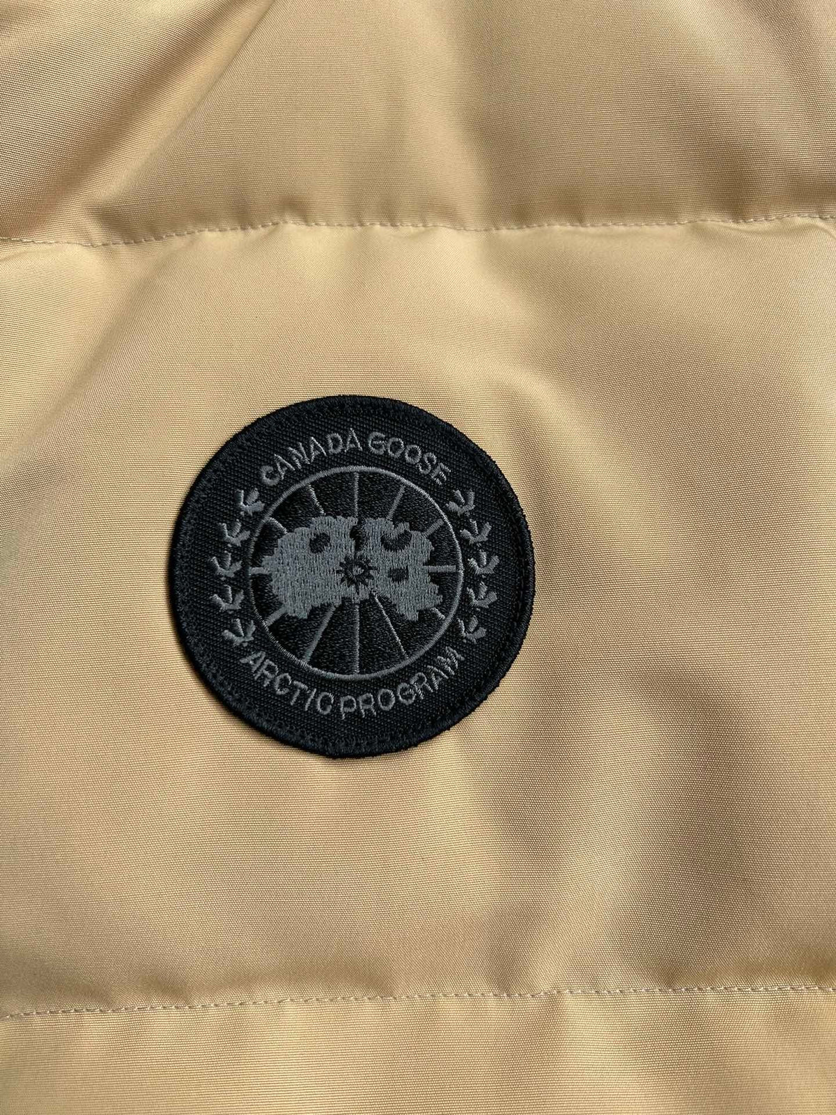 Canada Goose Arctic Program Butter Yellow Down Vest with Tonal Badge
