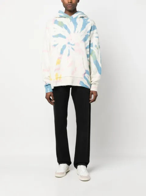 Palm Angels tie-dye-print hoodie