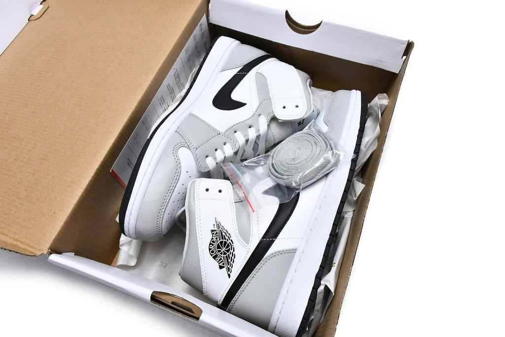 Air Jordan 1 Mid Light Smoke Grey Reps Sneakers BQ6472-015