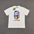 BAPE Liquid Marble Multicolor Ape Head BY BATHING APE Oversized Unisex T-Shirt