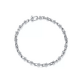 TIFFANY HARDWEAR MICRO LINK 44 MOTIF SILVER BRACELET
