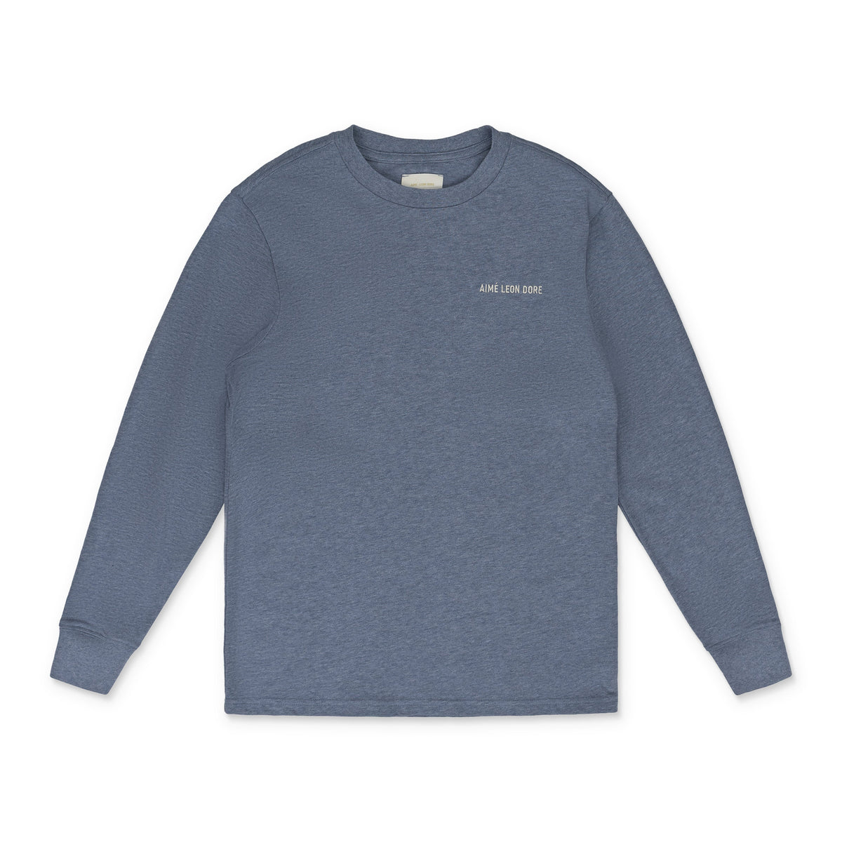 Blue LS Melange Uniform Tee