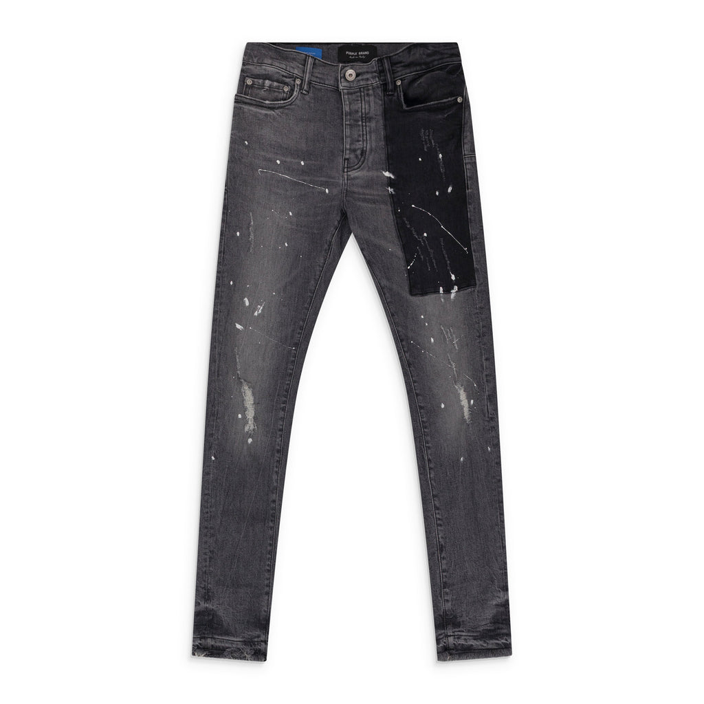 Multicolor Colorblock Paint Splatter P001 Jeans