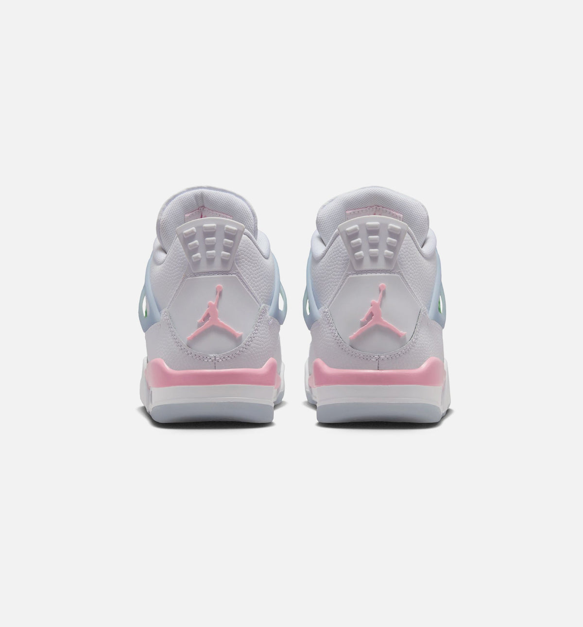 Air Jordan 4 Retro 'Medium Soft Pink' Grade School - White/Medium Soft Pink/Half Blue