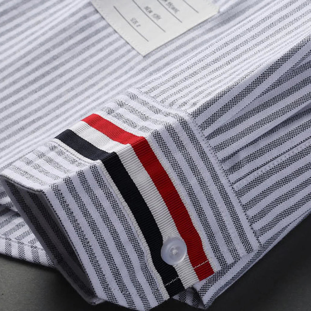 Men's Classic Oxford Shirt — Blue & Grey | Thom Browne