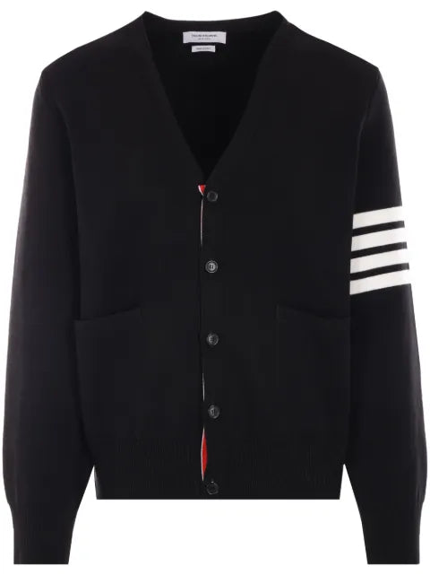Thom Browne stripe-detail cotton cardigan