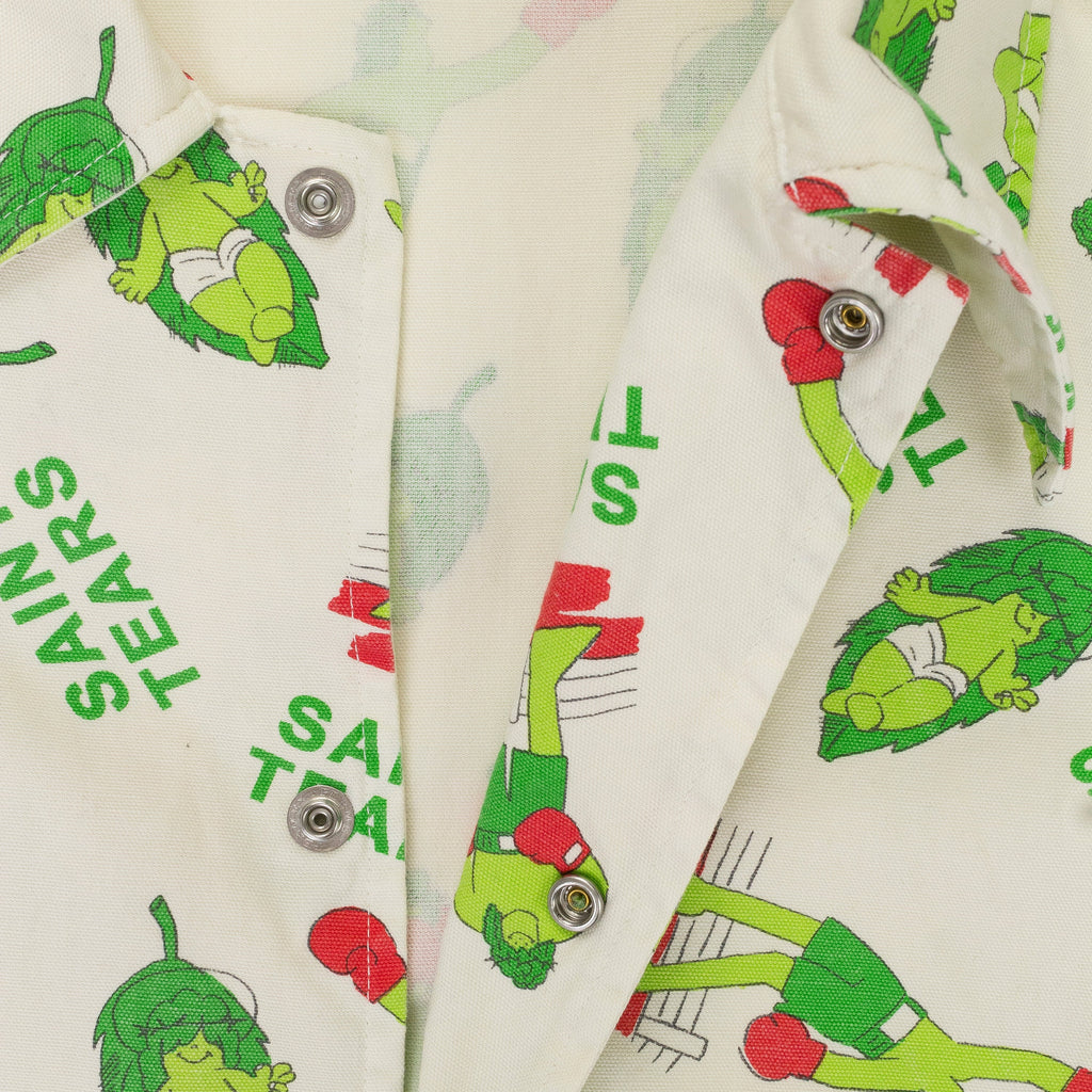 DENIM TEARS WHITE/GREEN JACKET