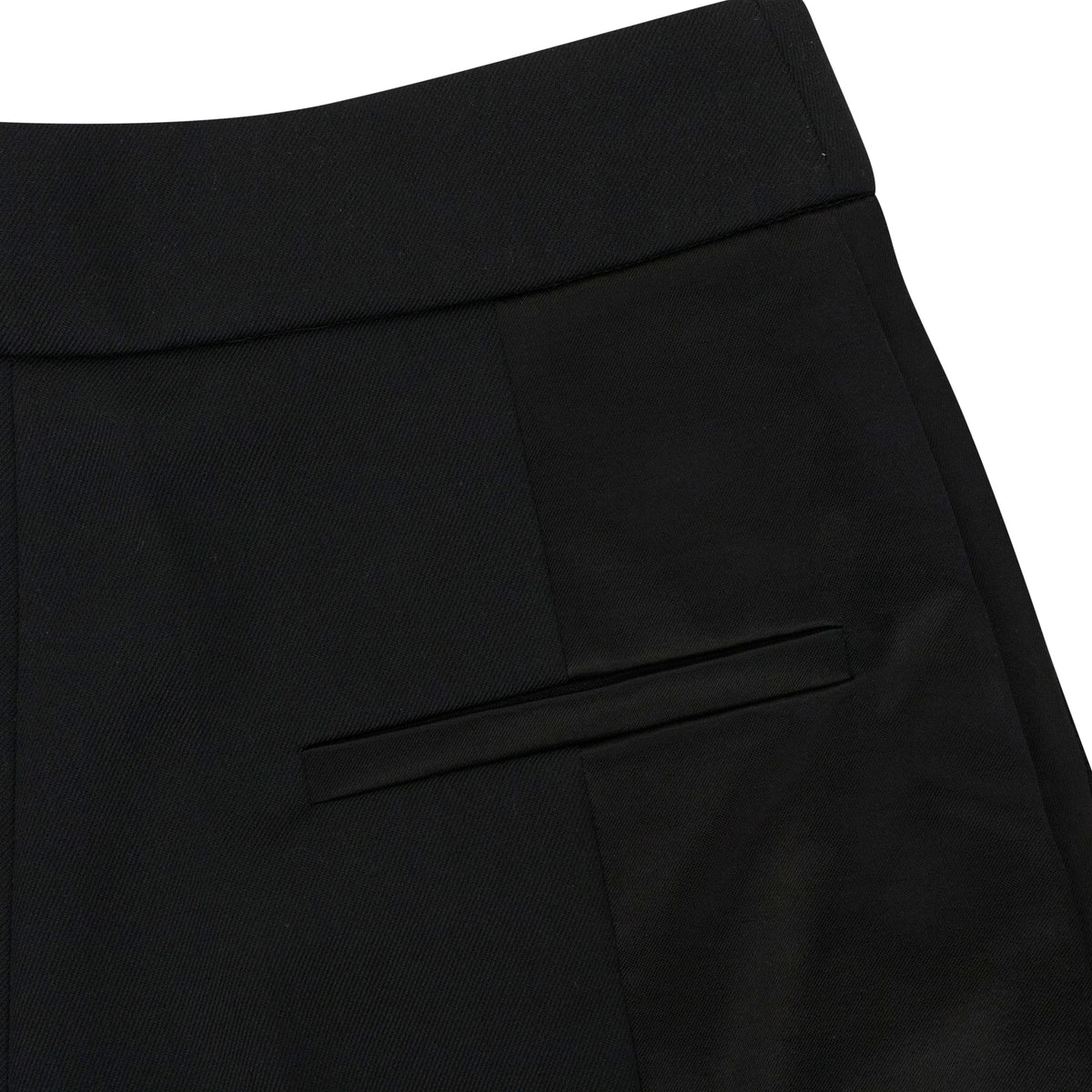 BLACK CIGARETTE STRAIGHT-FIT PANT