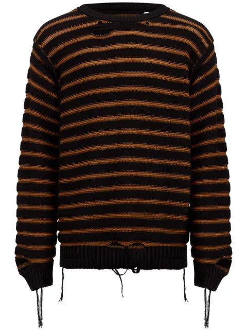 MM6 Maison Margiela stripe-pattern jumper