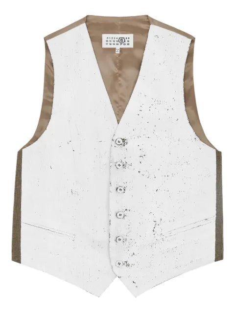 MM6 Maison Margiela button-up waistcoat