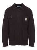 Carhartt WIP ribbed zip-up cardigan