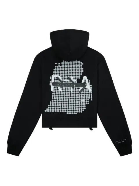 RTA dot-print logo hoodie