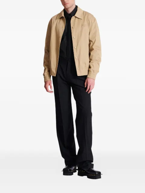 Balmain canvas bomber jacket