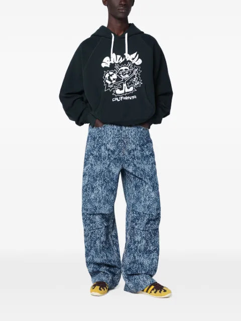 Brain Dead graphic-print hoodie