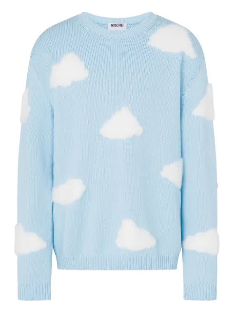 Moschino blue sweater