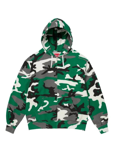 Supreme Box-logo zip-up hoodie