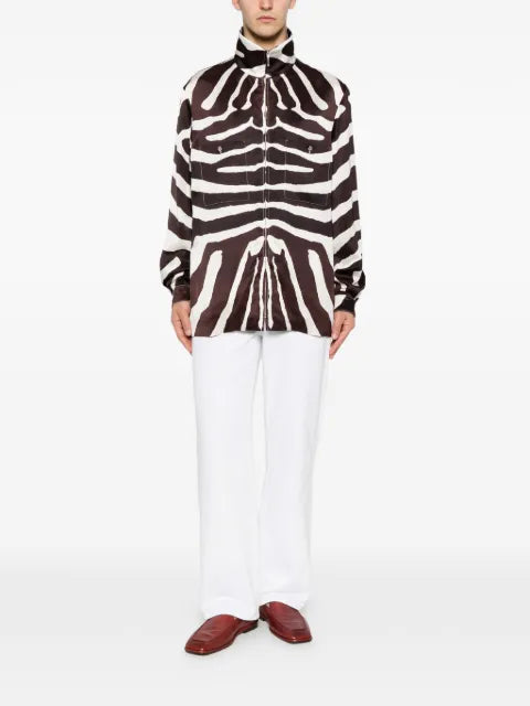 Valentino Garavani zebra-print jacket