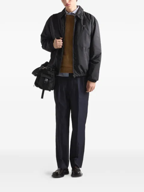 Prada shirt-style collar padded jacket