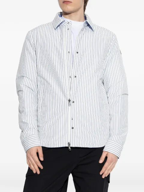 Moncler Crescent reversible striped quilted jacket