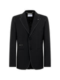 Philipp Plein blazer contrast stitching