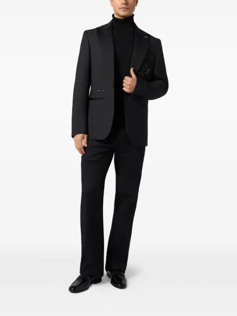 Philipp Plein blazer dragon patch
