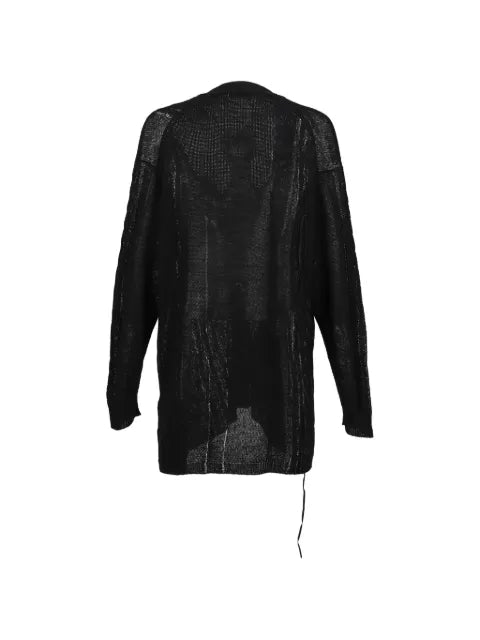 Yohji Yamamoto button-up knitted cardigan