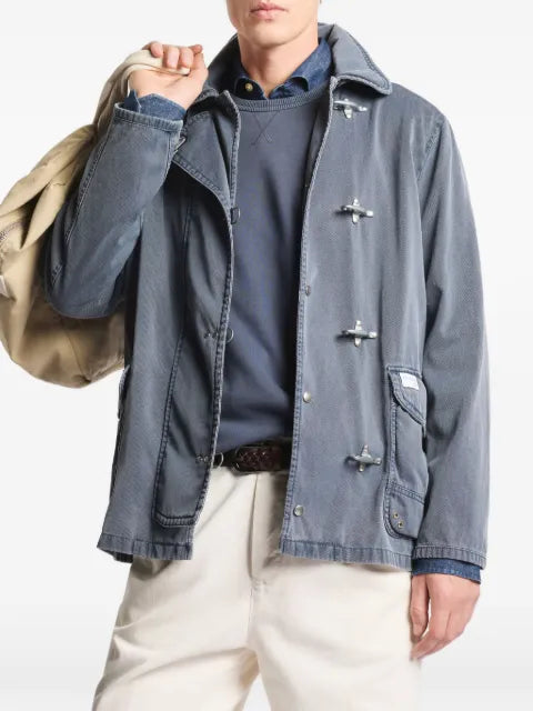 Fay toggle collared jacket