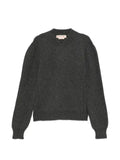 Marni logo-patch V-neck sweater