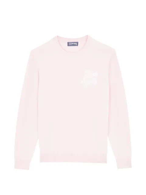 Vilebrequin jacquard turtle crew-neck sweater