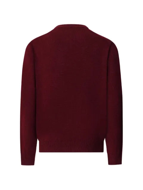 Hackett London crew neck embroidered sweater
