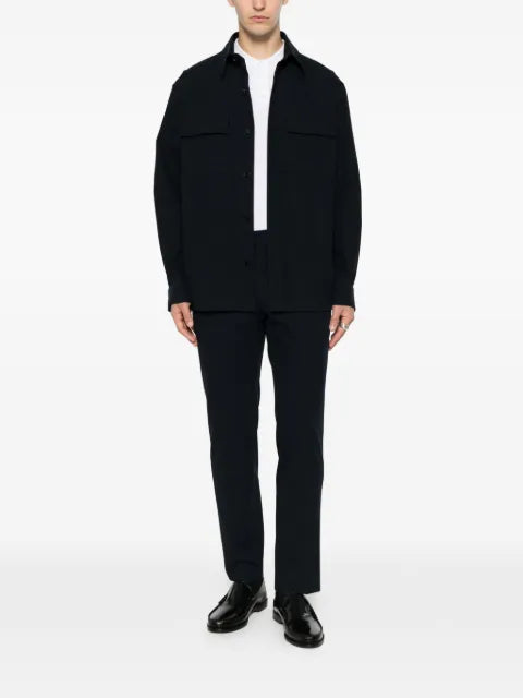 Karl Lagerfeld chest-pocket overshirt