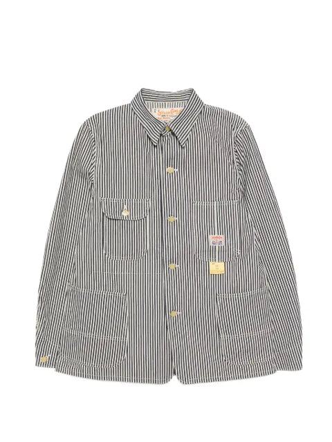 Sugar Cane Jeans striped denim jacket