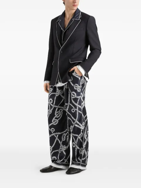 Dolce & Gabbana Martini Light single-breasted wool twill jacket
