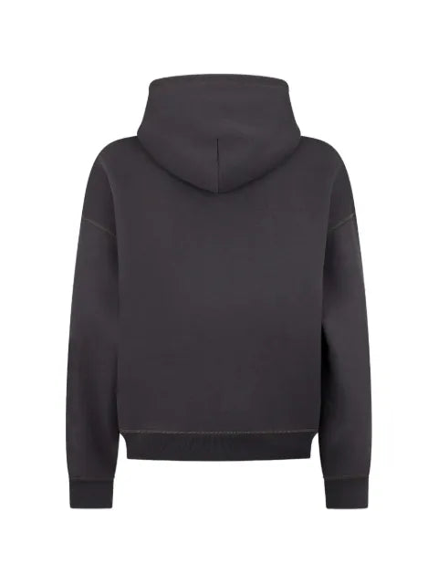DSQUARED2 logo-print dropped-shoulder hoodie