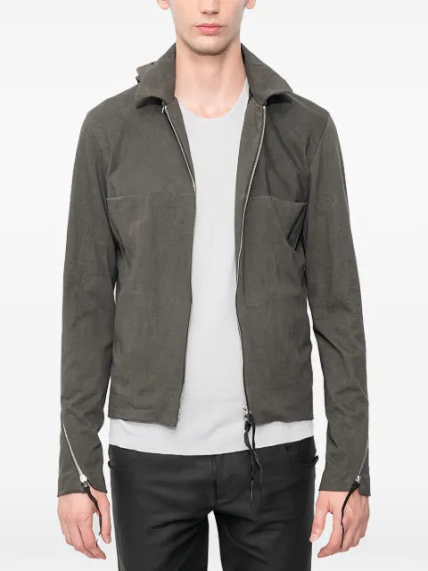 Ma+ detachable-hood 4-pocket jacket