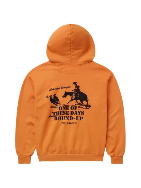 One Of These Days Round Up graphic-print hoodie