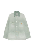 Carhartt WIP corduroy-collar logo-patch jacket