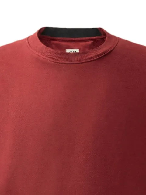 C.P. Company diagonal-raised-fleece Lens crewneck sweatshirt
