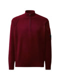 C.P. Company lambswool Lens half zip sweater