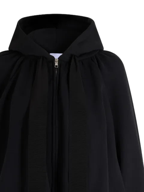 Patou zip-up hooded hoodie