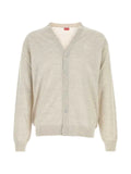 Kenzo embroidered-logo wool cardigan