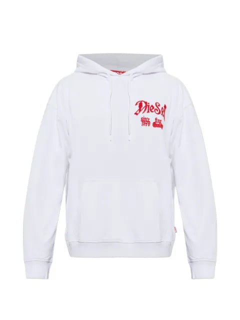 Diesel logo-detail drawstring hoodie