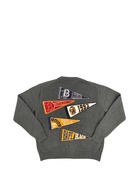 BAPE BLACK *A BATHING APE® V-neck cardigan