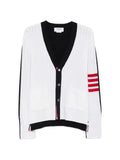 Thom Browne 4-Bar cable-knit cardigan