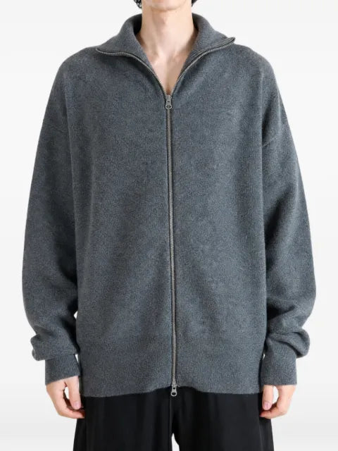 extreme cashmere N°319 cashmere zip-up cardigan