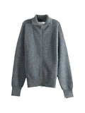 extreme cashmere N°319 cashmere zip-up cardigan