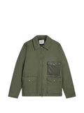 Scotch & Soda contrast-pocket zip-up jacket